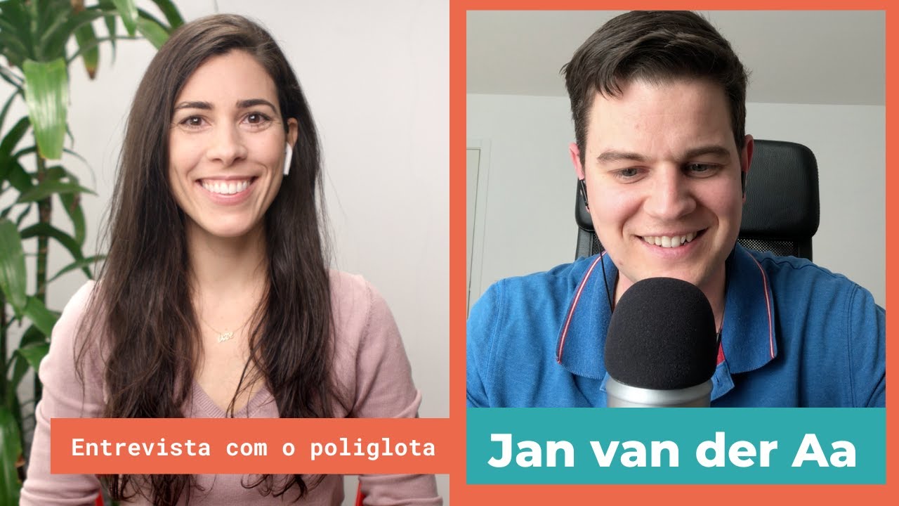 Interview with polyglot Jan van der Aa in Portuguese